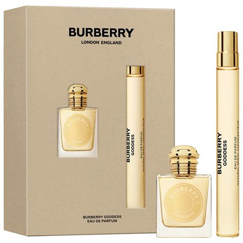 burberry fragrances for women miniature 5 pc gift set|mini burberry goddess gift set.